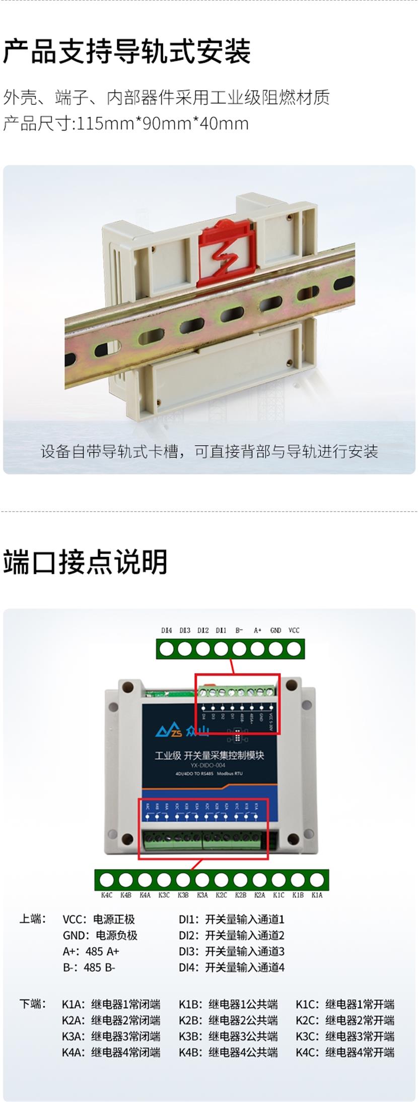 導軌式安裝