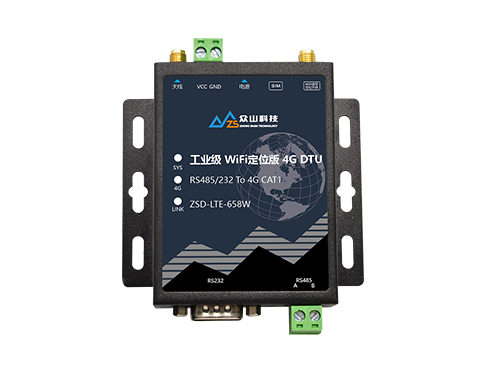新品CAT 1 4G DTU模塊—ZSD-LTE-658W