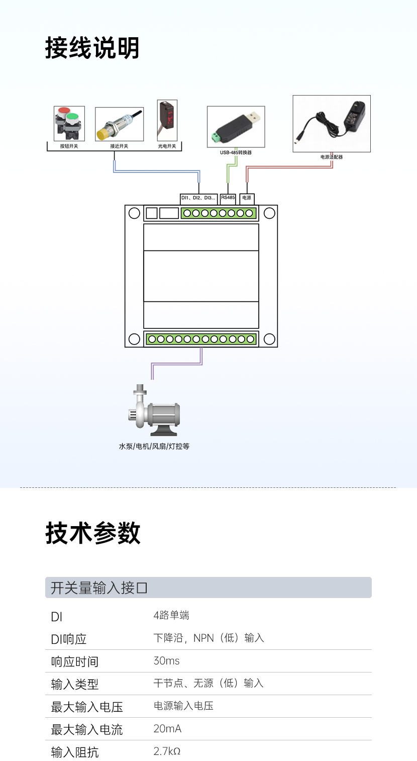 開(kāi)關(guān)量采集模塊